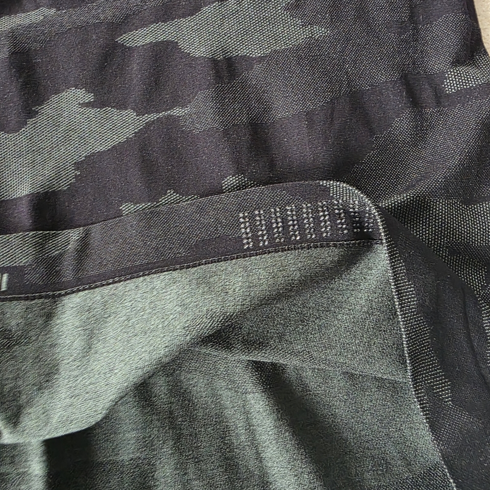 Athleta Black Compression Camouflage Tee - image 5